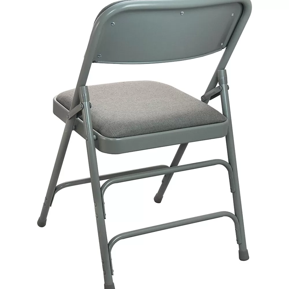 Advantage Gray Padded Folding Chairs, 4/Pack (DPI903F-GG-4) Discount