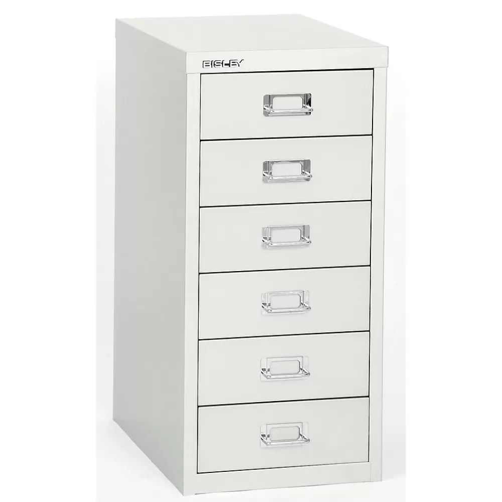 Bisley ® 6 Drawer Steel Desktop Multidrawer Cabinet, White Cheap