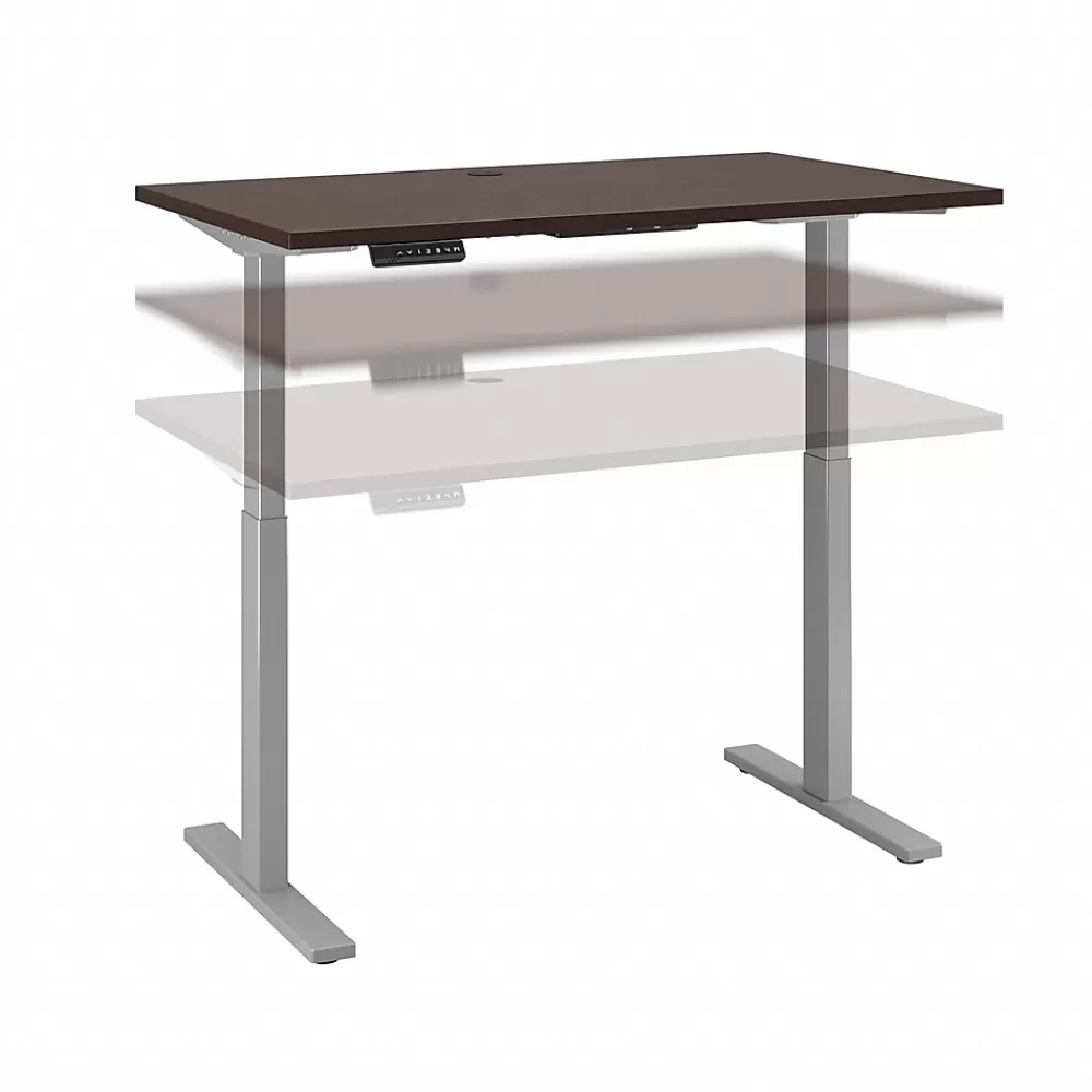 Bush Business Furniture Move 60 Series 48"W Electric Height Adjustable Standing Desk, Mocha Cherry (M6S4824MRSK) Store