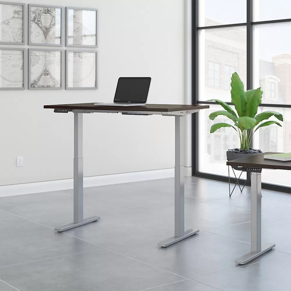 Bush Business Furniture Move 60 Series 48"W Electric Height Adjustable Standing Desk, Mocha Cherry (M6S4824MRSK) Store