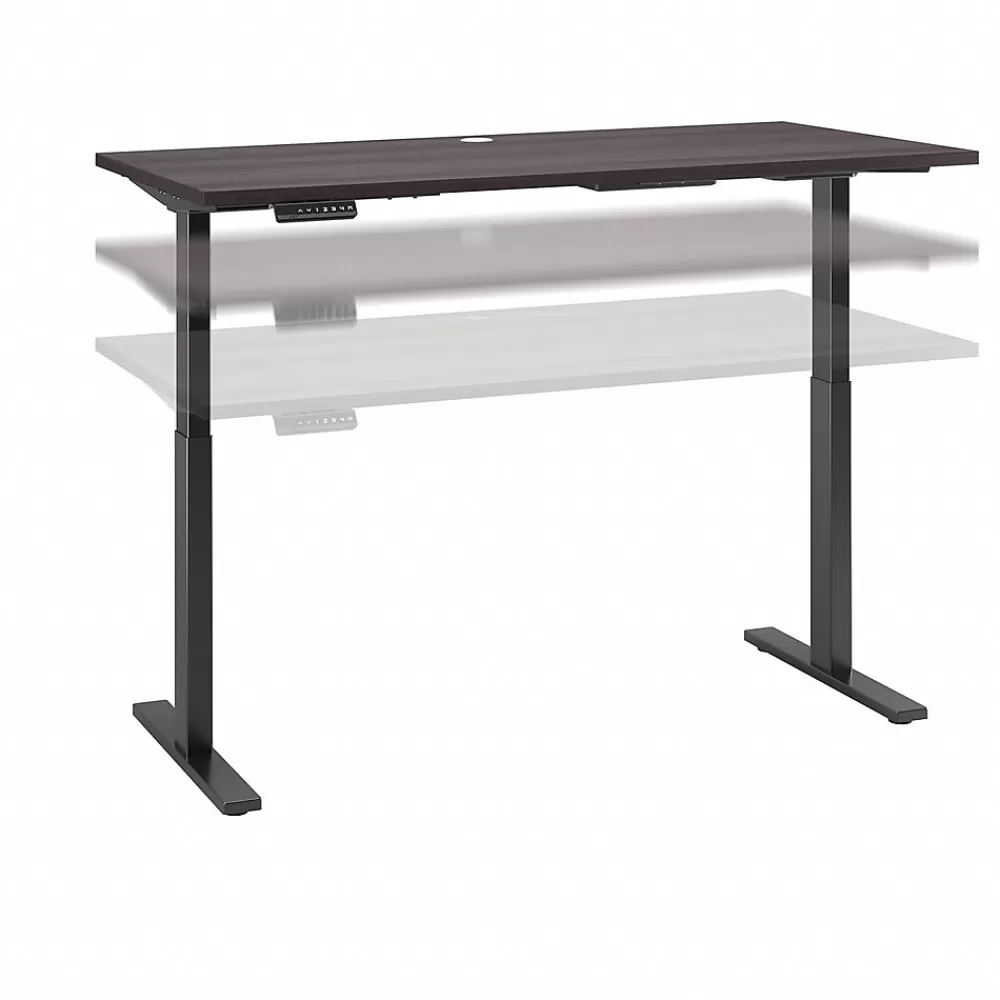 Bush Business Furniture Move 60 Series 60"W Electric Height Adjustable Standing Desk, Storm Gray (M6S6030SGBK) Sale