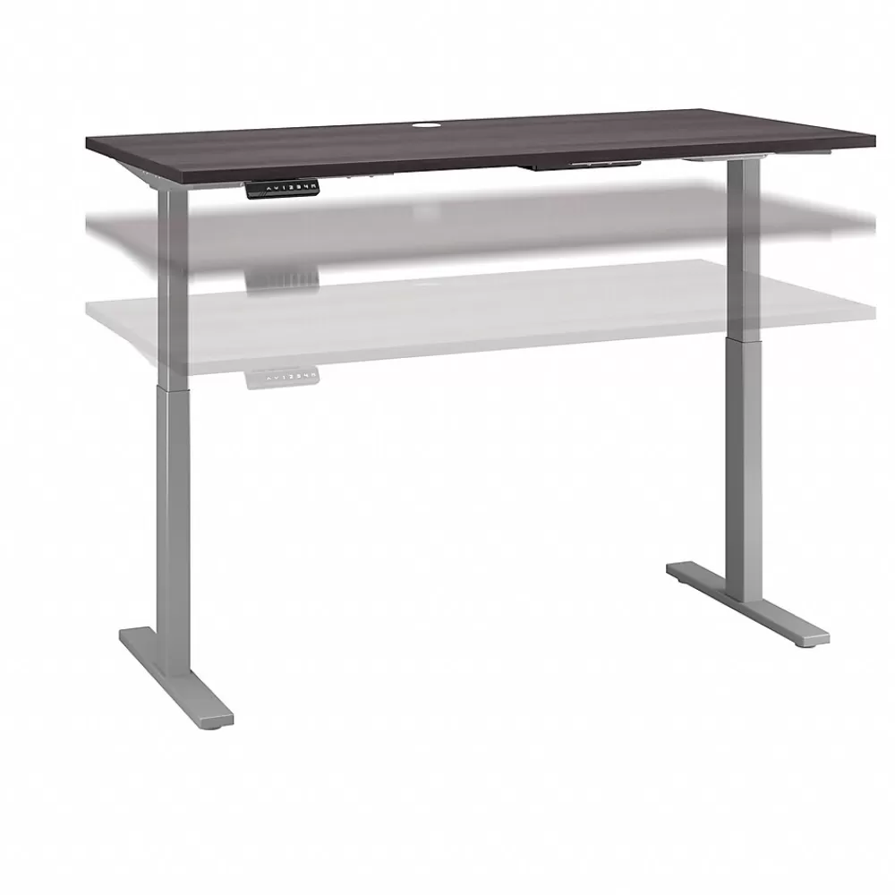 Bush Business Furniture Move 60 Series 60"W Electric Height Adjustable Standing Desk, Storm Gray (M6S6030SGSK) Discount