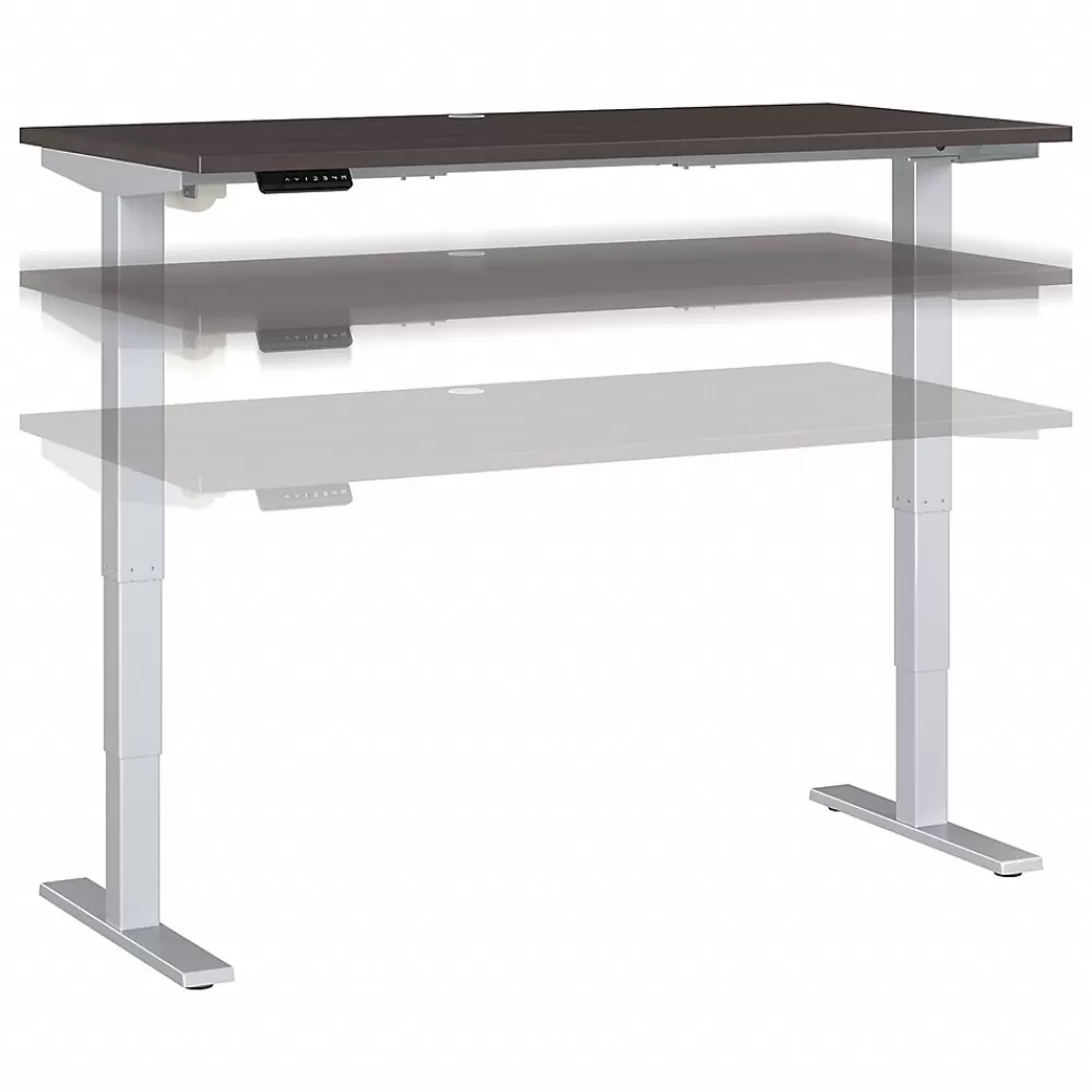 Bush Business Furniture Move 40 Series 60W Electric Height Adjustable Standing Desk, Storm Gray/Cool Gray Metallic (M4S6030SGSK) Cheap