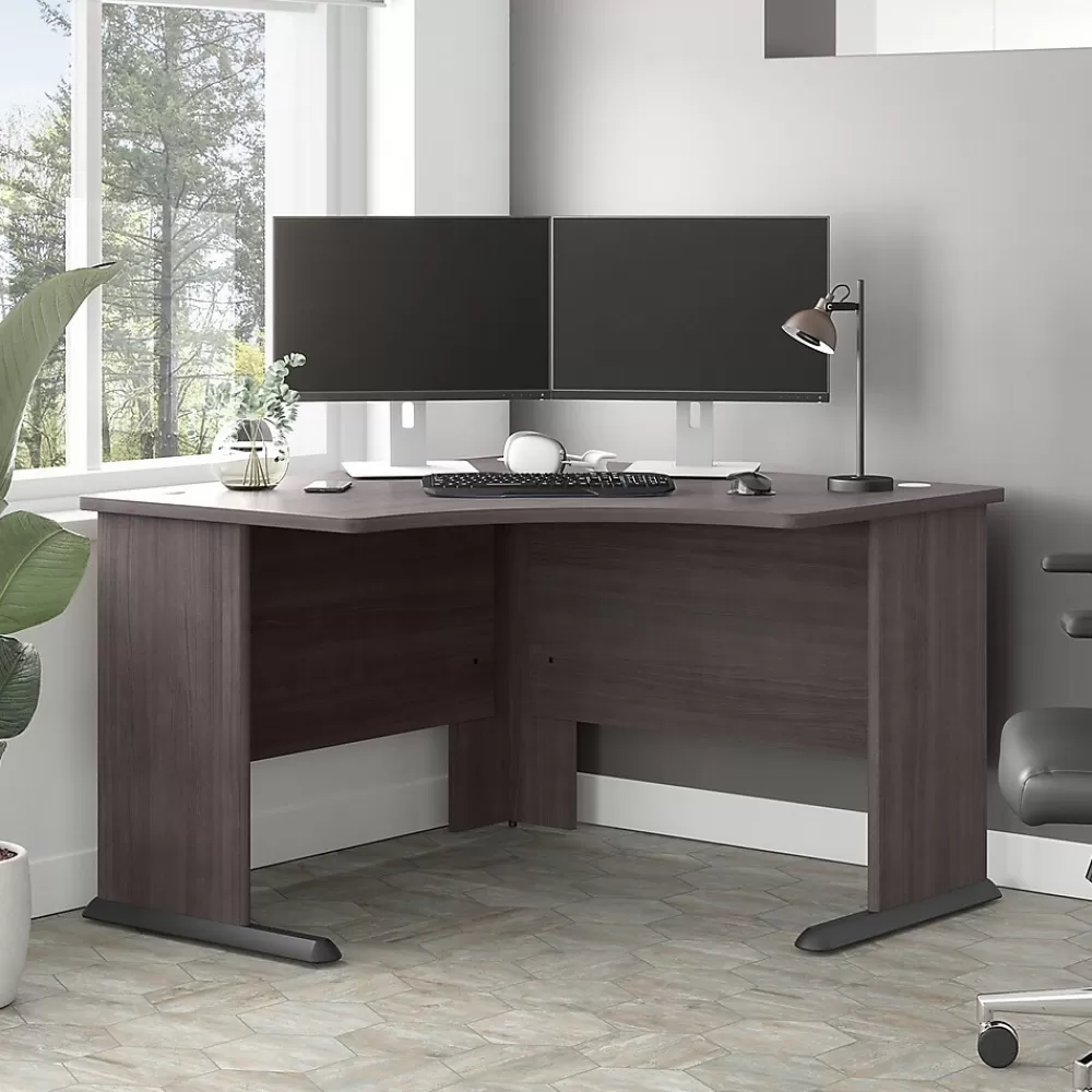 Bush Business Furniture Studio A 48"W Corner Computer Desk, (SDD148SG) Storm Gray Shop