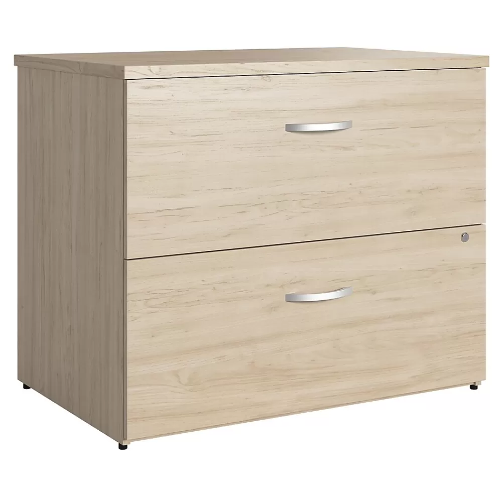 Bush Furniture Bush Business Furniture Studio C 2 Drawer Lateral File Cabinet, Natural Elm (SCF136NESU) Sale