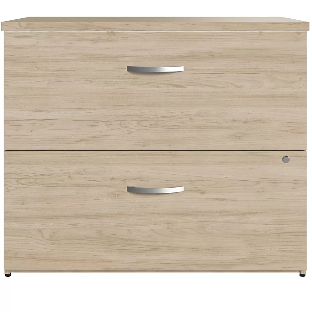 Bush Furniture Bush Business Furniture Studio C 2 Drawer Lateral File Cabinet, Natural Elm (SCF136NESU) Sale