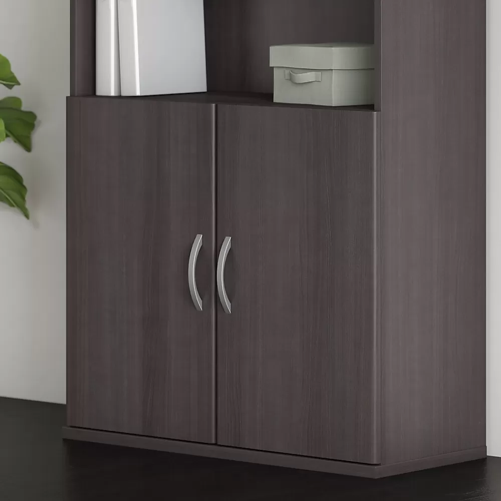 Bush Business Furniture Studio C Bookcase Door Kit, Storm Gray (SCB236SG) Best
