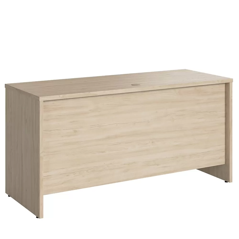 Bush Furniture Bush Business Furniture Studio C 60"W Credenza Desk, Natural Elm (SCD360NE) Clearance
