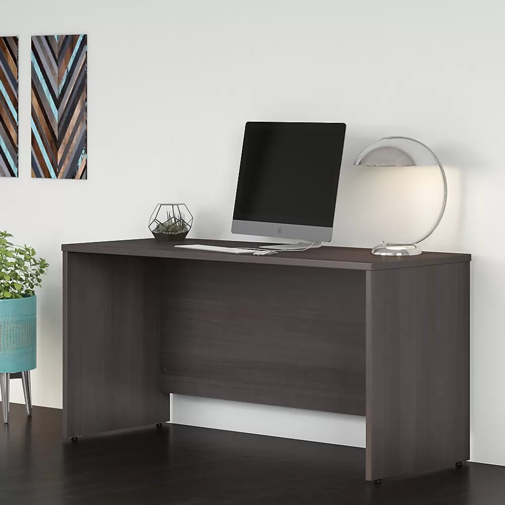 Bush Business Furniture Studio C 60"W Credenza Desk, (SCD360SG) Storm Gray Clearance