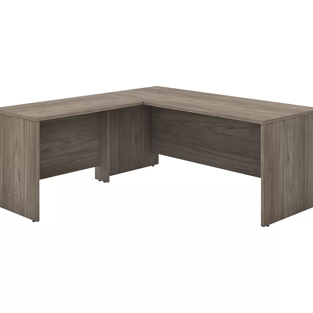 Bush Business Furniture Studio C 72"W L Shaped Desk with Return, (STC049MH) Modern Hickory Cheap