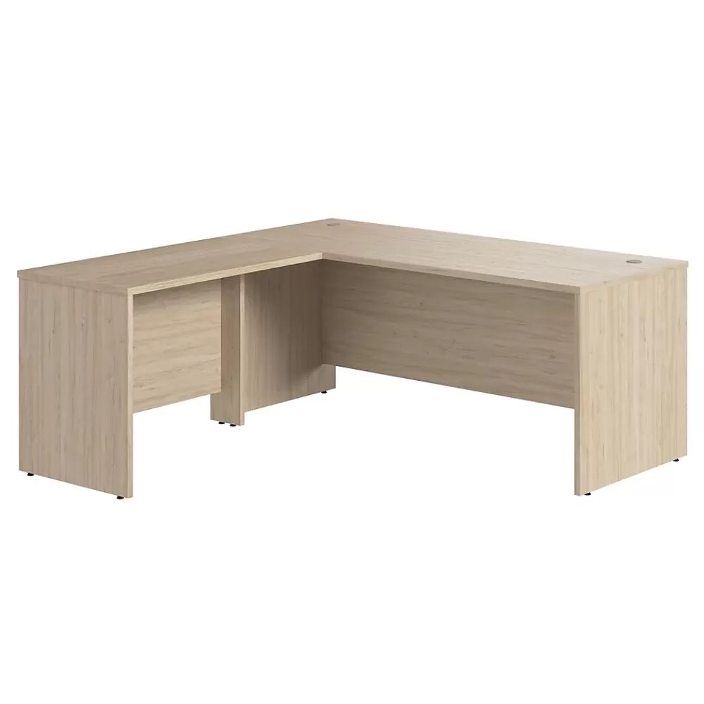 Bush Furniture Bush Business Furniture Studio C 72"W L Shaped Desk with Return, Natural Elm (STC049NE) Store
