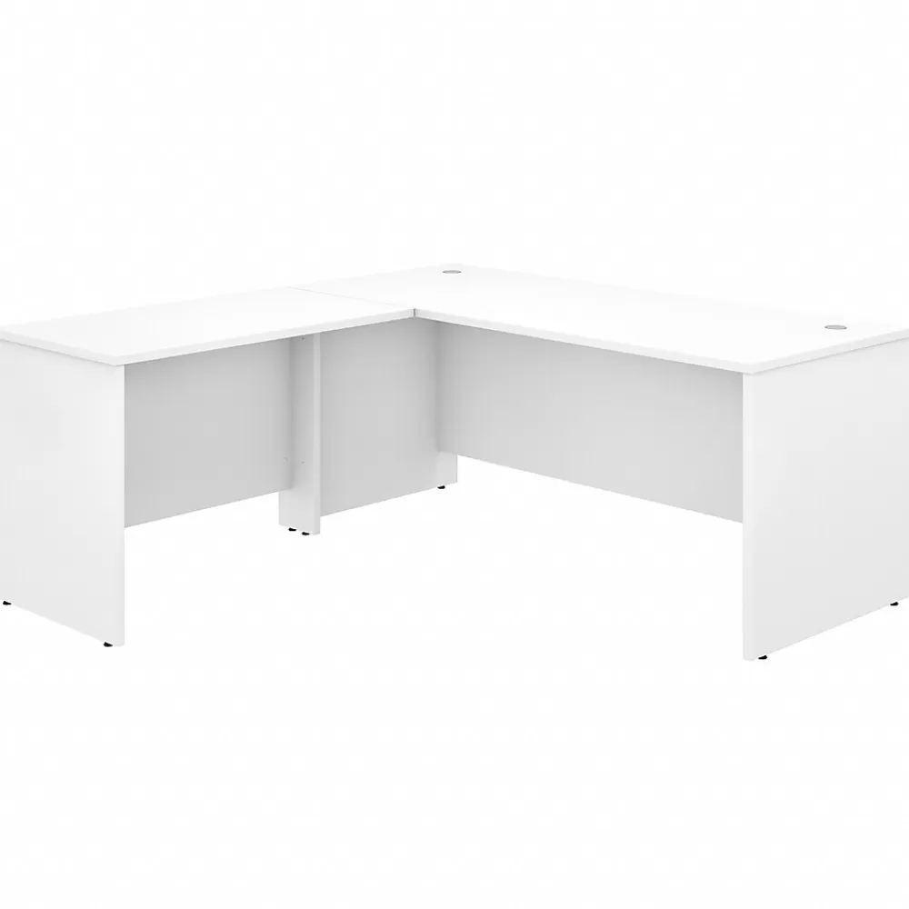 Bush Business Furniture Studio C 72"W L Shaped Desk with Return, (STC049WH) White Best