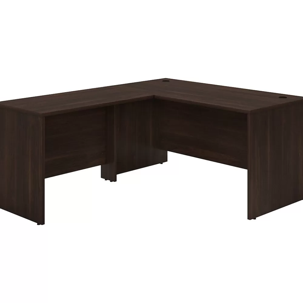 Bush Business Furniture Studio C 60"W L Shaped Desk with 42W Return, (STC050BW) Black Walnut Fashion
