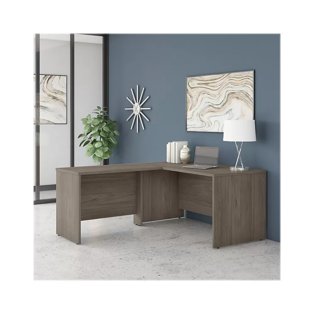 Bush Business Furniture Studio C 60"W L Shaped Desk with 42W Return, (STC050MH) Modern Hickory Best Sale