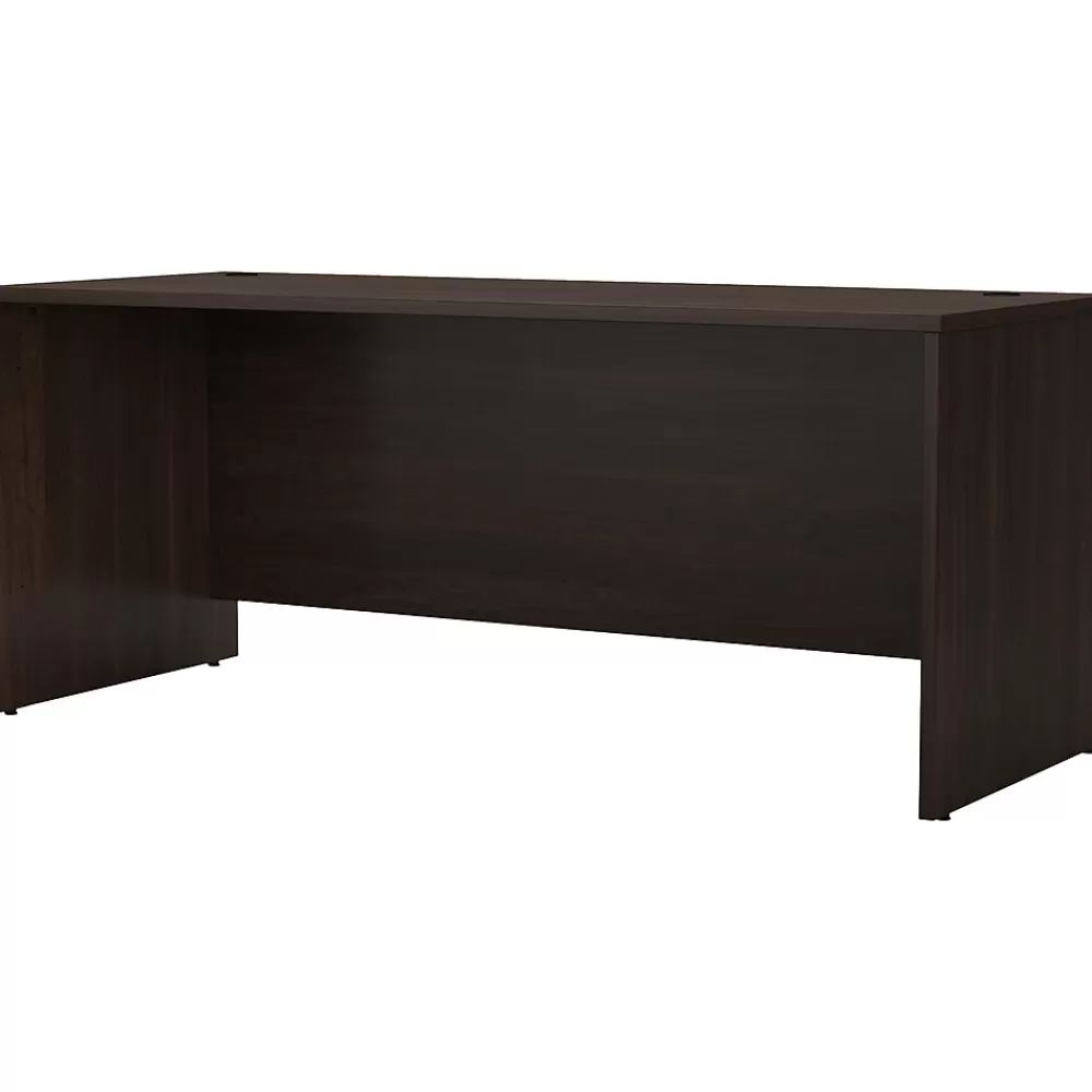 Bush Business Furniture Studio C 72"W Office Desk, (SCD272BW) Black Walnut Cheap
