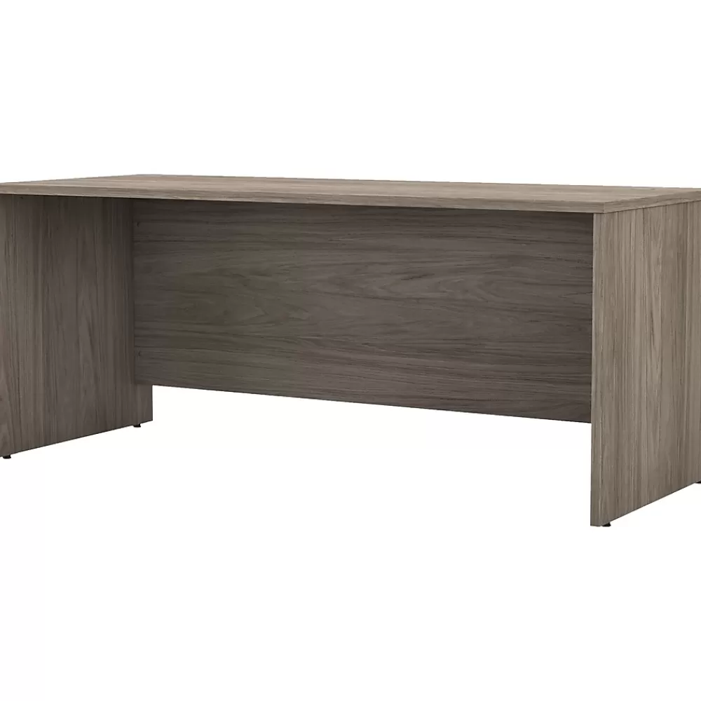 Bush Business Furniture Studio C 72"W Office Desk, (SCD272MH) Modern Hickory Fashion