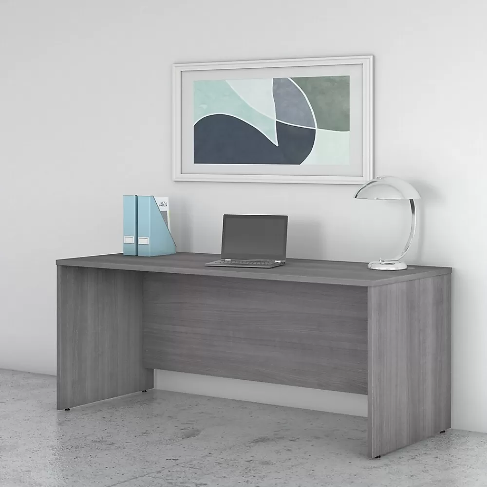 Bush Business Furniture Studio C 72"W Office Desk, (SCD272PG) Platinum Gray Hot