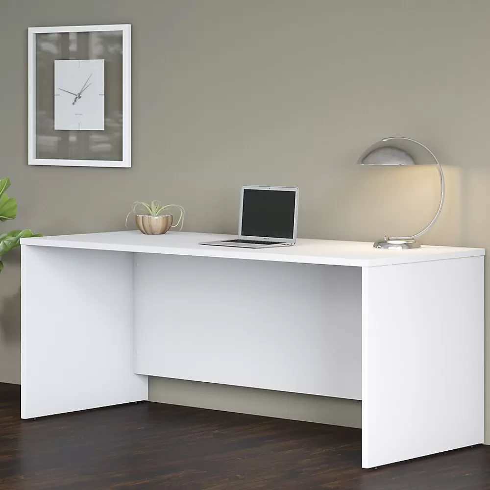 Bush Business Furniture Studio C 72"W Office Desk, (SCD272WH) White Best