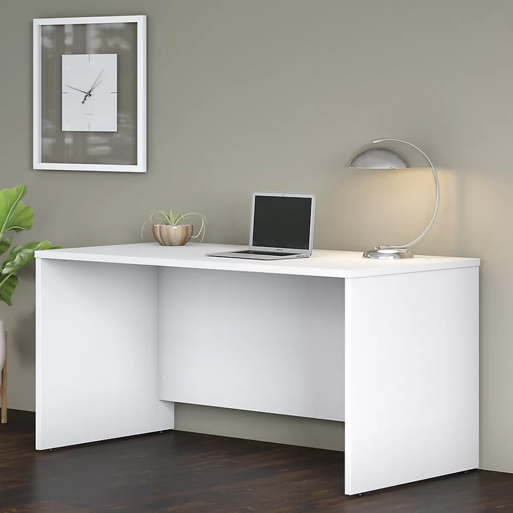 Bush Business Furniture Studio C 60"W Office Desk, (SCD260WH) White Clearance