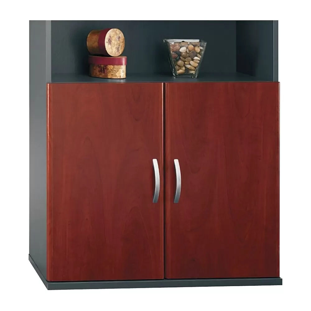 Bush Business Furniture Westfield Half-Height 2 Door Kit, Hansen Cherry, (WC24411) Outlet