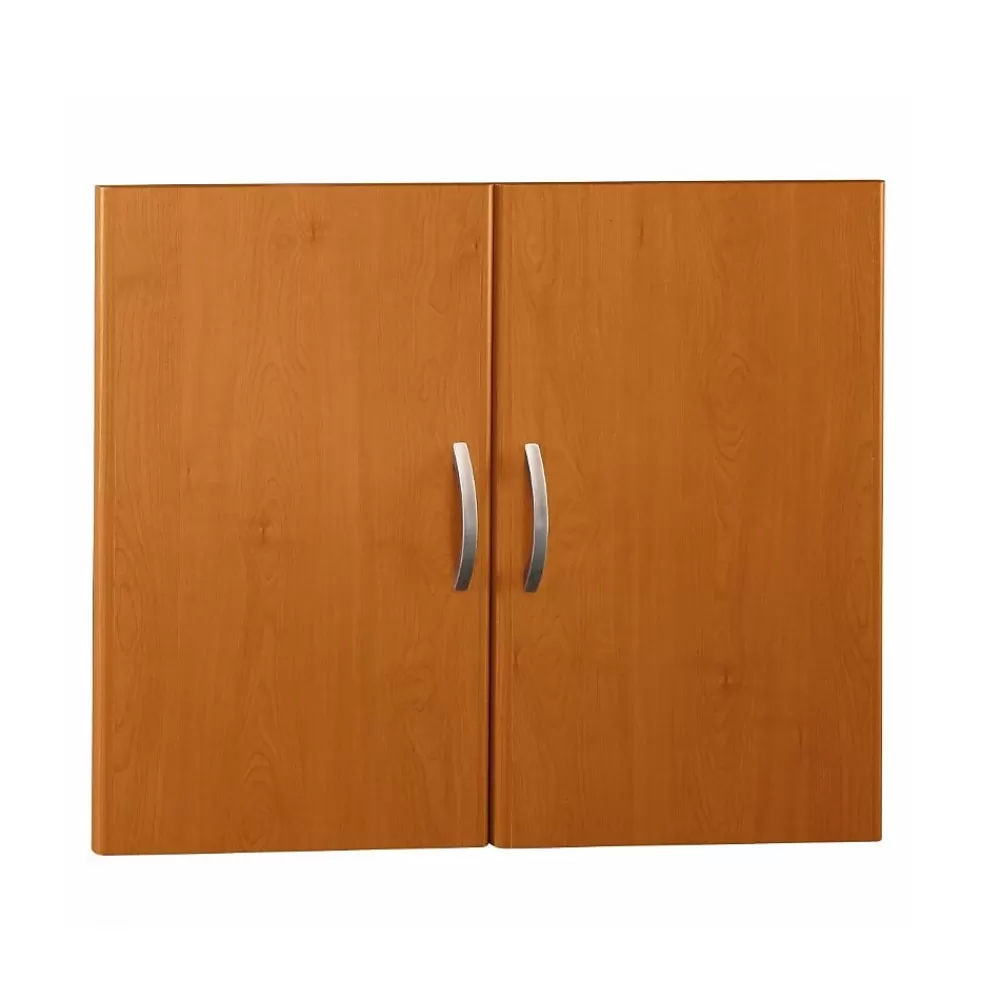 Bush Business Furniture Westfield Half-Height 2 Door Kit, Natural Cherry, (WC72411) Cheap