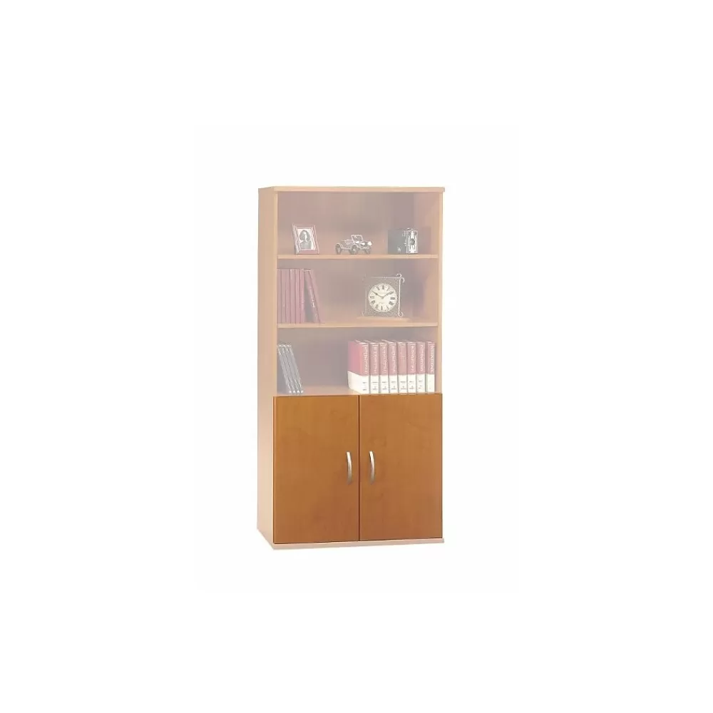 Bush Business Furniture Westfield Half-Height 2 Door Kit, Natural Cherry, (WC72411) Cheap