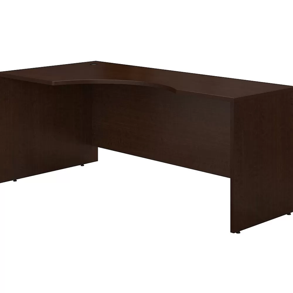 Bush Business Furniture Westfield 72"W Left Handed Corner Desk, Mocha Cherry (WC12932) Outlet