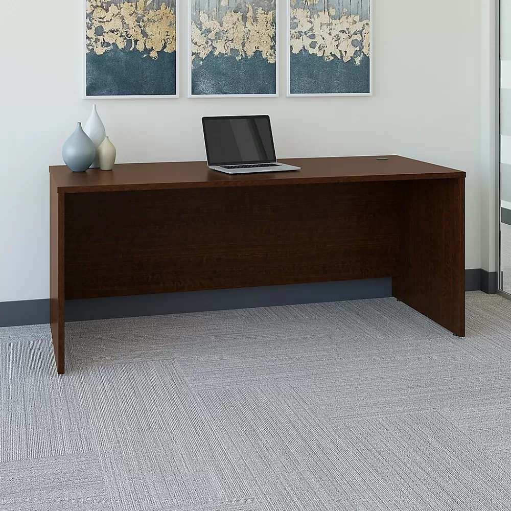Bush Business Furniture Westfield 72"W Office Desk, Mocha Cherry (WC12936) Best Sale