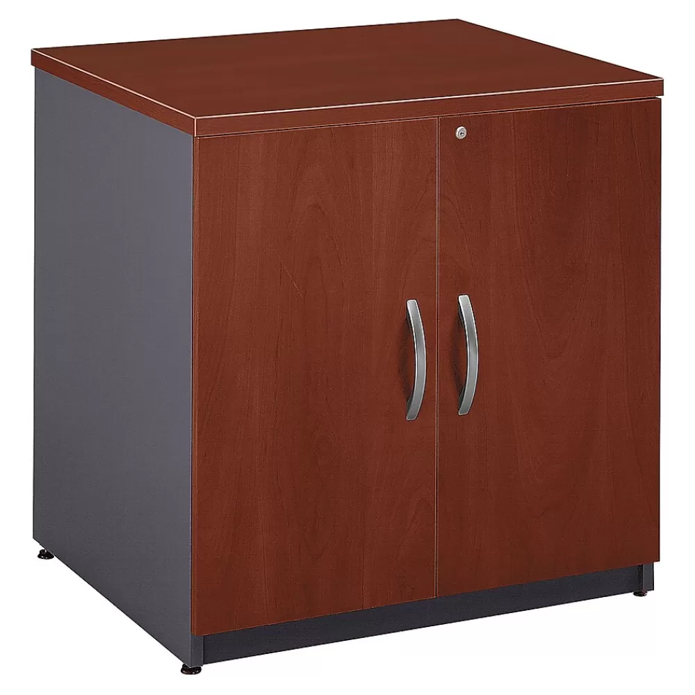 Bush Business Furniture Westfield 30W Storage Cabinet, Hansen Cherry (WC24496A) Shop