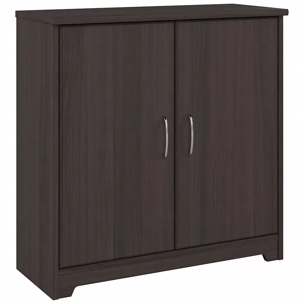 Bush Furniture Cabot 30"H Small Storage Cabinet with 2 Shelves, (WC31798) Heather Gray Best