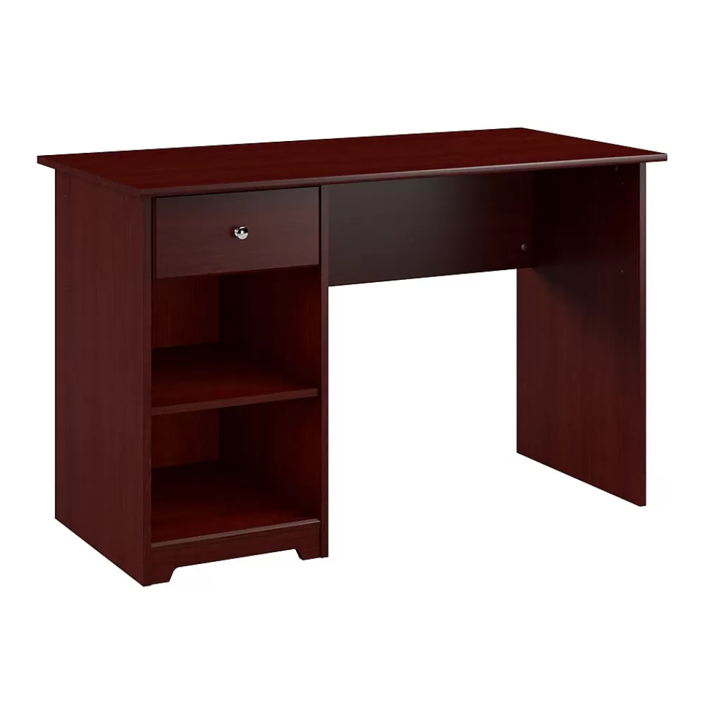Bush Furniture Cabot 48"W Computer Desk with Storage, Harvest Cherry (WC31447) Flash Sale