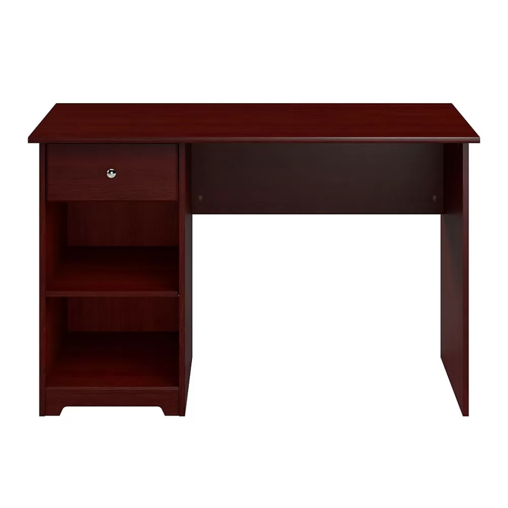 Bush Furniture Cabot 48"W Computer Desk with Storage, Harvest Cherry (WC31447) Flash Sale