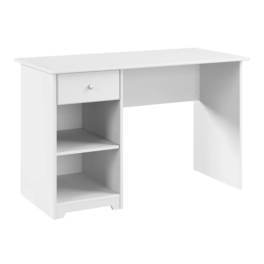 Bush Furniture Cabot 48"W Computer Desk with Storage, White (WC31947) Outlet