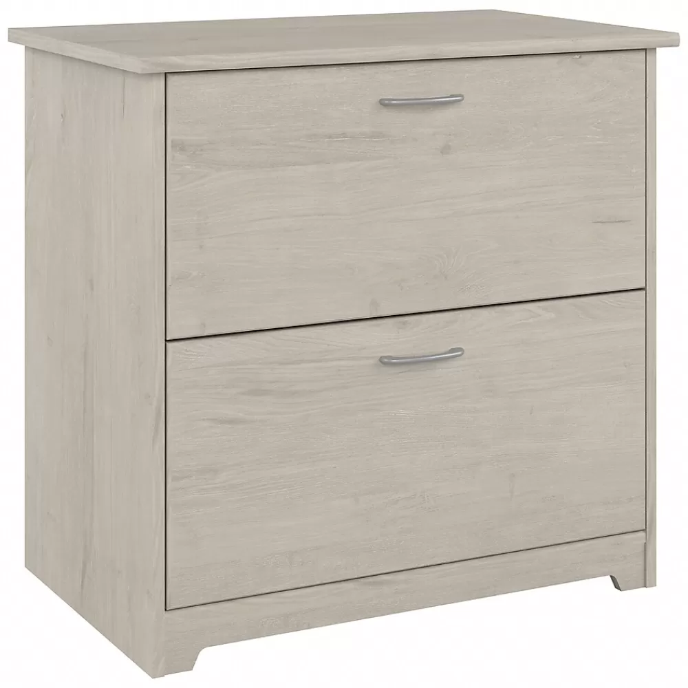 Bush Furniture Cabot 31"W 2-Drawer Lateral File Cabinet, Letter/Legal, (WC31180) Linen White Oak Online