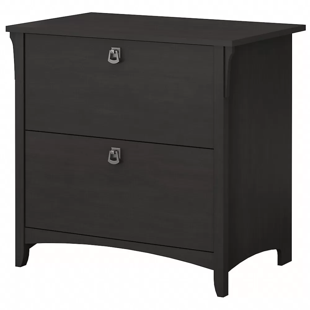 Bush Furniture Salinas Lateral File Cabinet, (SAF132VB-03) Vintage Black Cheap