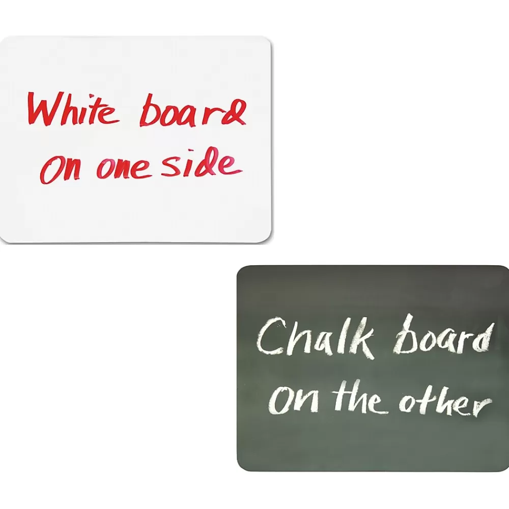 Chenille Kraft 2-Sided Dry Erase/Chalk Board, 9" X 12", 10/Pack (CK-988310) Best Sale