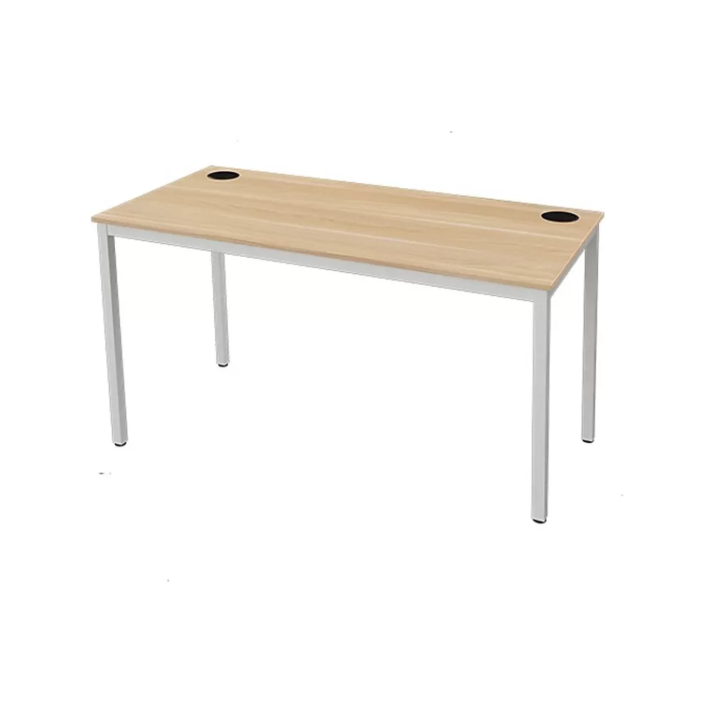 Eureka Ergonomic 47"W Writing Desk, White Woodgrain (CD012) Discount