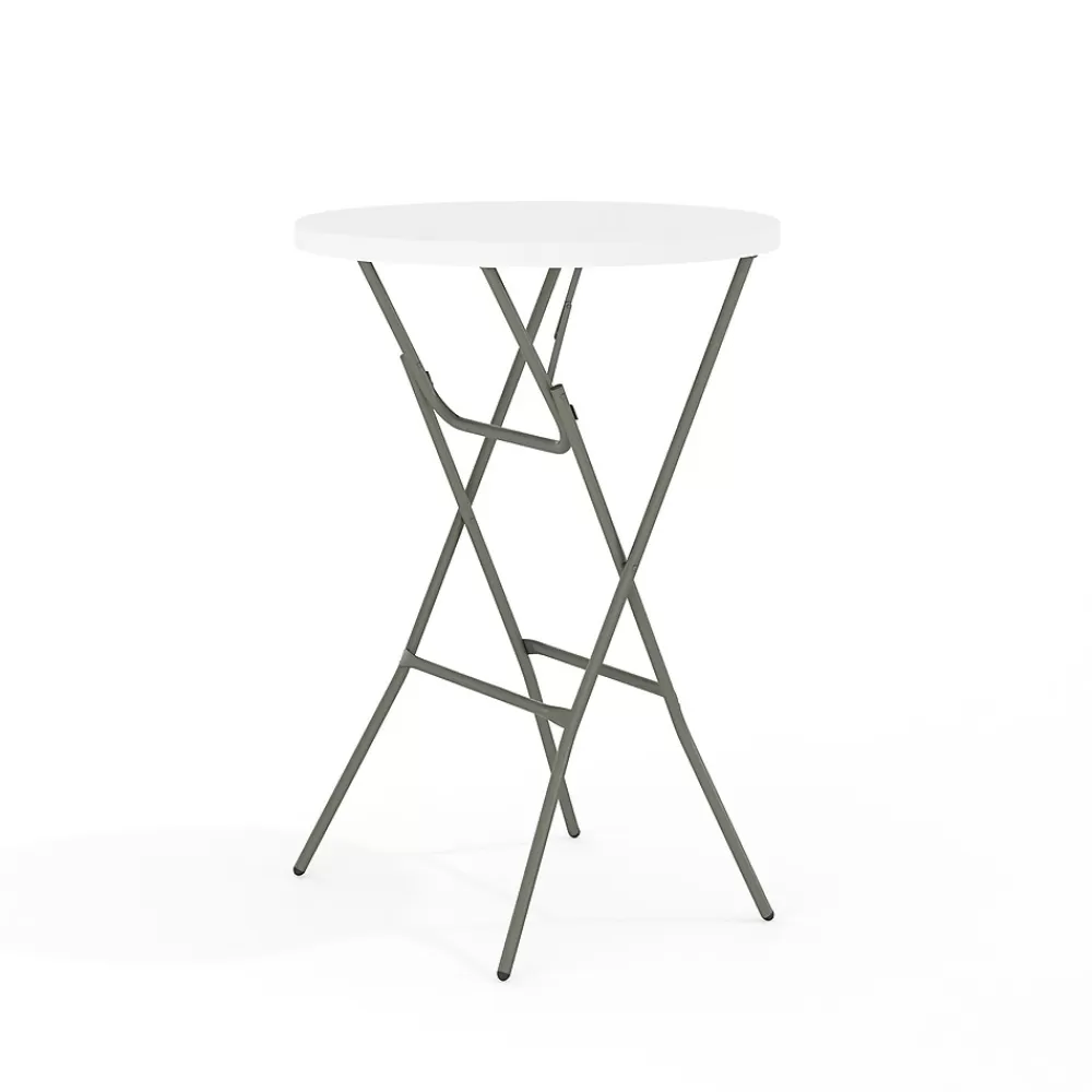Flash Furniture Elon Folding Table, 31.25" x 31.25", Granite White (DADYCZ80R2BAR) Store