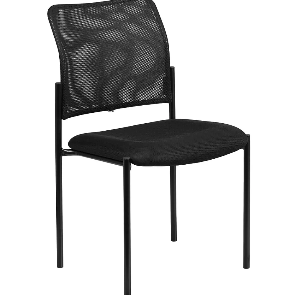 Flash Furniture Jana Mesh Stackable Side Chair, Black (GO5152) Shop