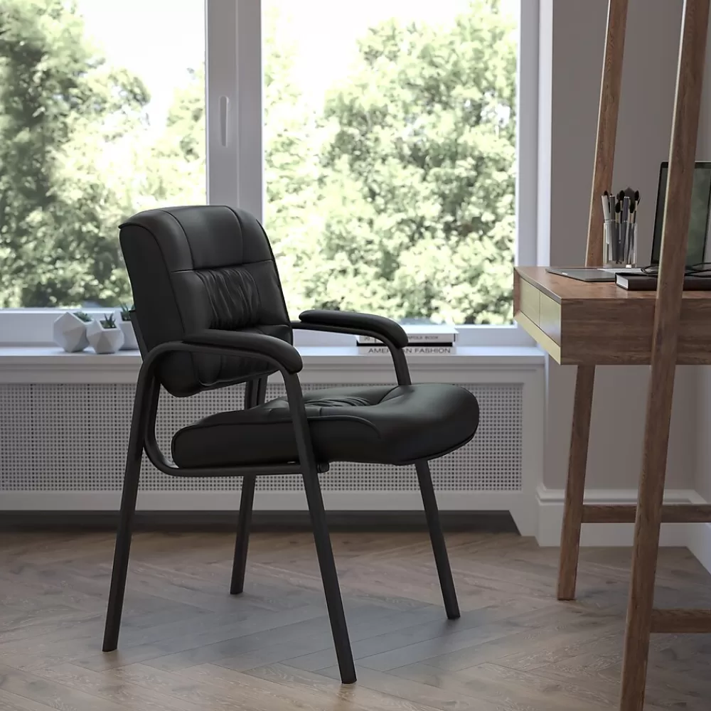 Flash Furniture LeatherSoft Executive Chair, Black (BT-1404-BKGY-GG) Hot