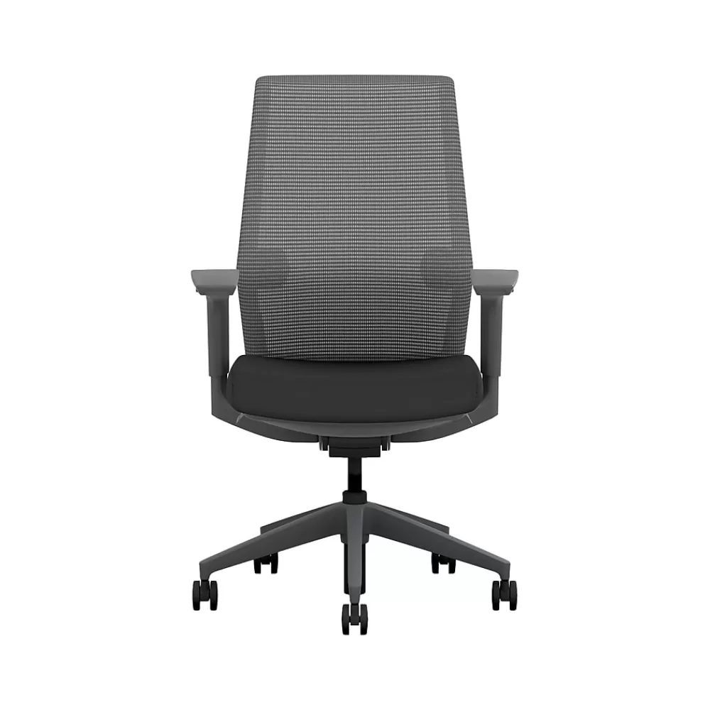 HON Cipher Mesh/Fabric Swivel Task Chair, Black/Charcoal (HCFRT.STC.H.S.IC.CU10.TC00.AL.ST.SB.S) Online