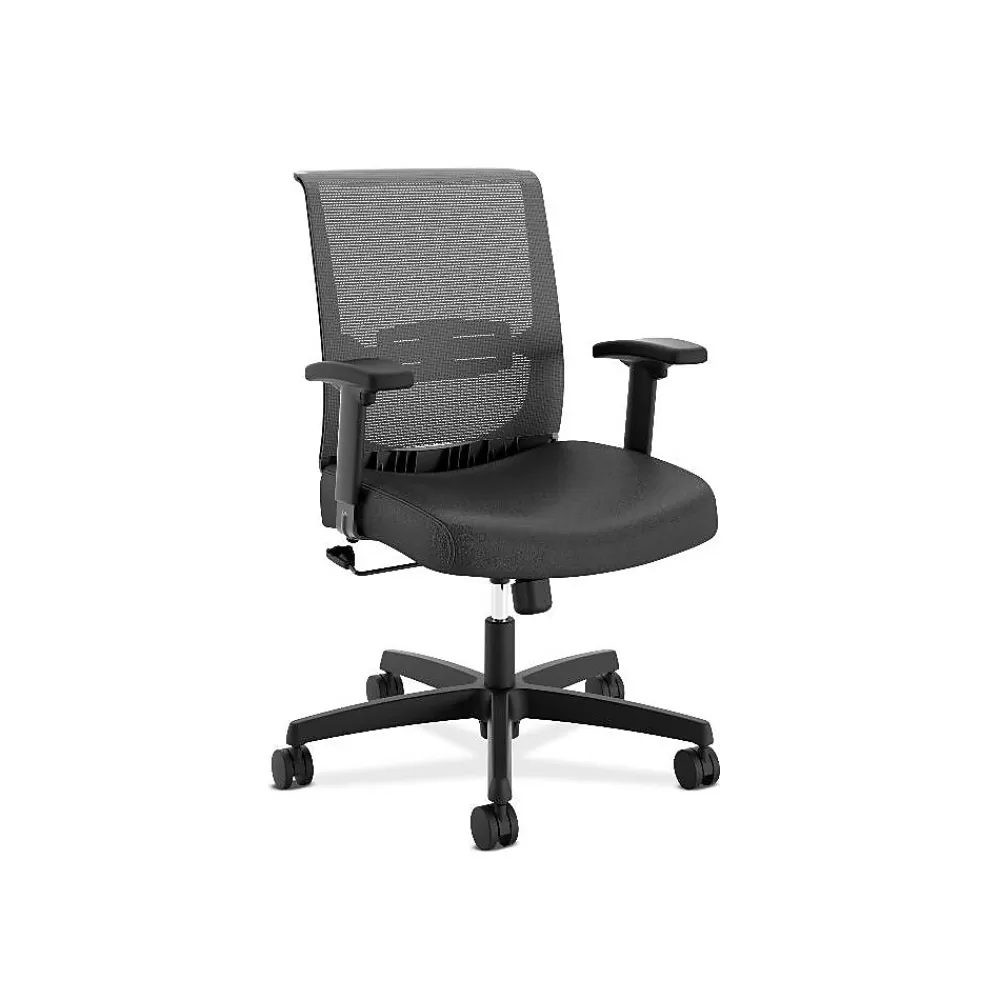 HON Convergence Mesh Back Vinyl Task Chair, Black (CMS1AUR10) Shop