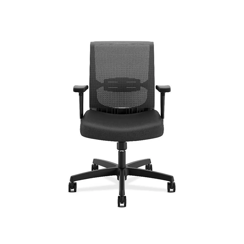 HON Convergence Mesh Back Vinyl Task Chair, Black (CMS1AUR10) Shop