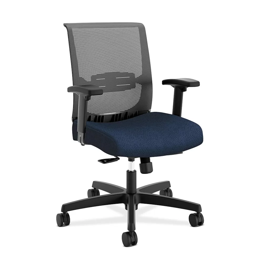 HON Convergence Mesh Low-Back Task Chair, Blue (CMY1AAPX13) Blue Mesh Sale