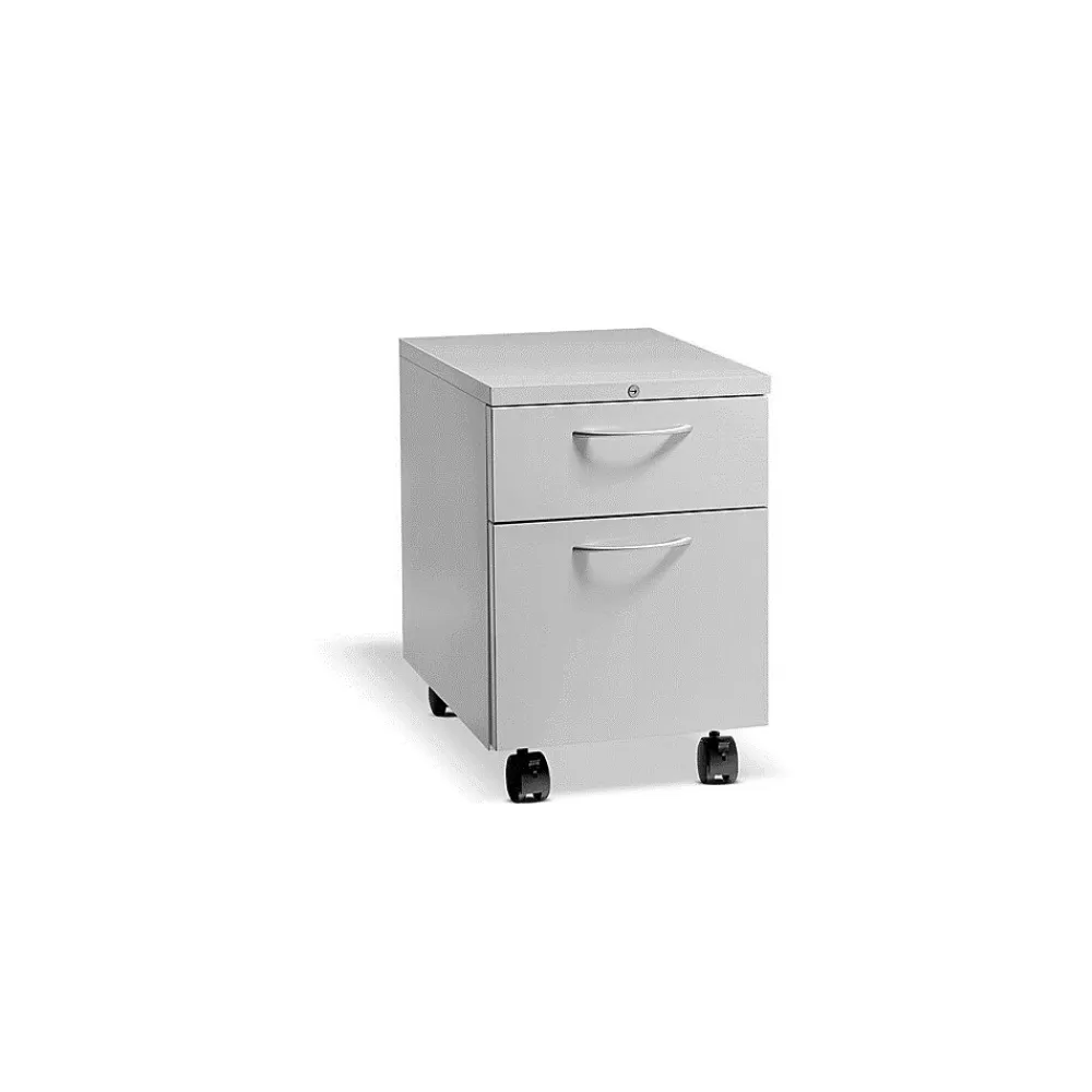 HON Flagship 2-Drawer Mobile Pedestal, (15923ALLOFT) Platinum Hot