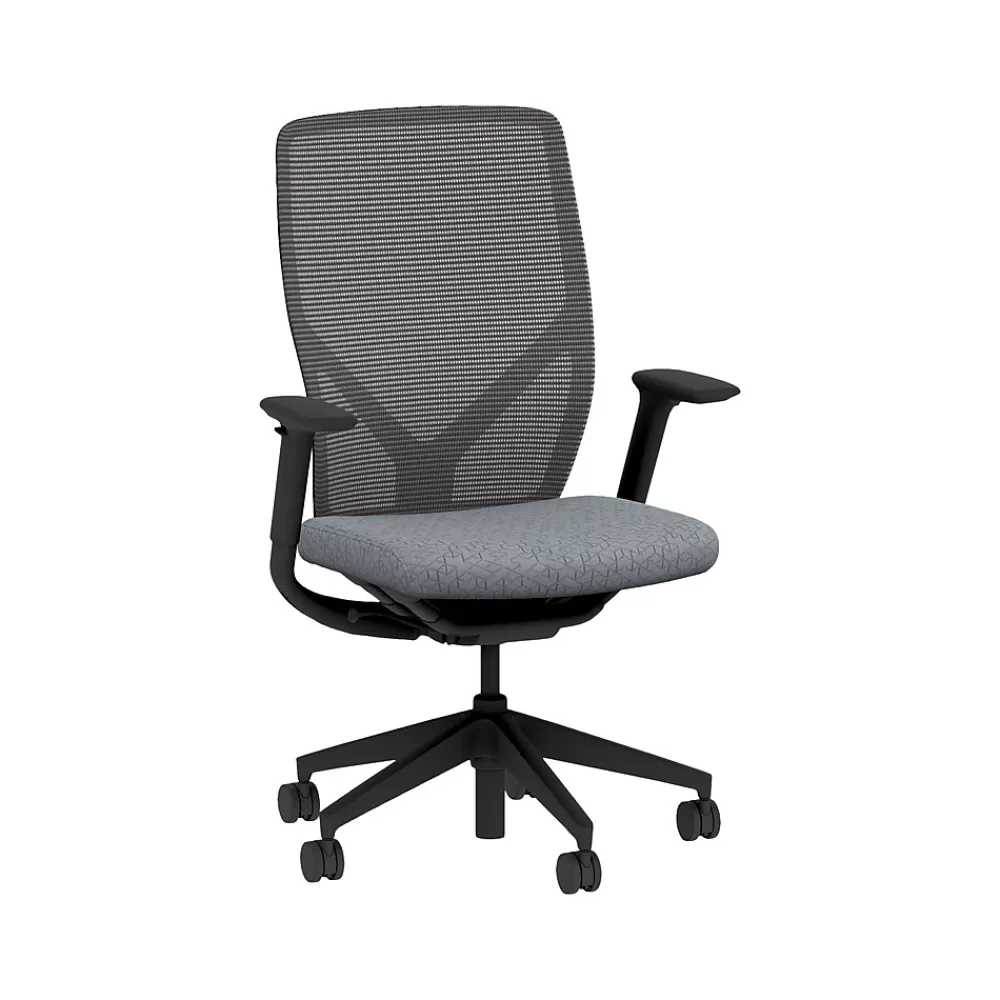 HON Flexion Fabric/Mesh Task Chair, Basalt/Black (HFXT1.F0.STC.A.H.IM.APX25.NL.SB.T) Outlet