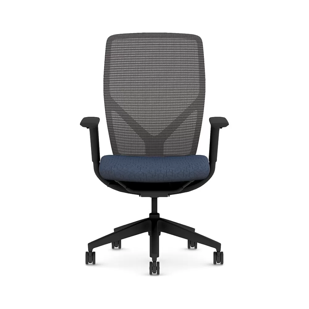 HON Flexion Fabric/Mesh Task Chair, Black/Navy (HFXT1.F0.STC.A.H.IM.APX13.NL.SB.T) Shop
