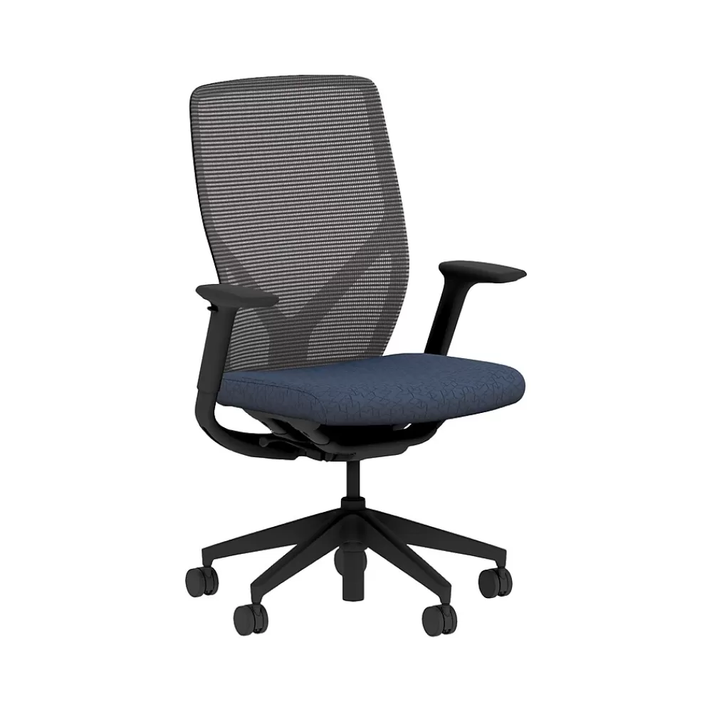 HON Flexion Fabric/Mesh Task Chair, Black/Navy (HFXT1.F0.STC.A.H.IM.APX13.NL.SB.T) Shop