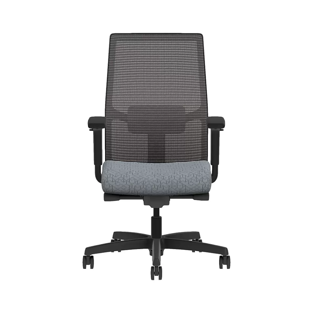 HON Ignition 2.0 Fabric/Mesh Swivel Task Chair, Basalt/Black (HIWMMKD.Y2.A.H.IM.APX25.BL.SB.T) Flash Sale