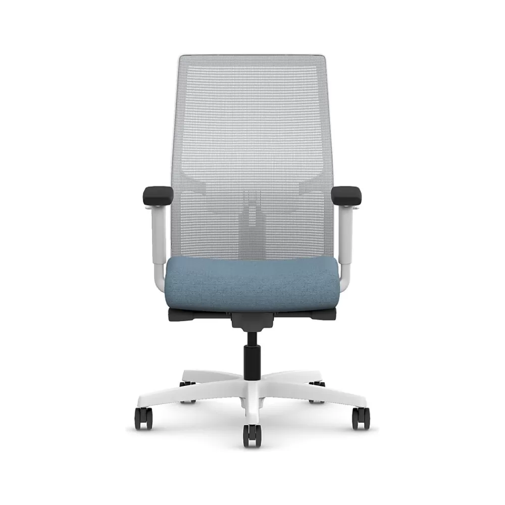 HON Ignition 2.0 Fabric/Mesh Swivel Task Chair, Carolina/Designer White (HIWMMKD.Y2.A.H.IF.HAML21.DW.SB.DWX) Fashion